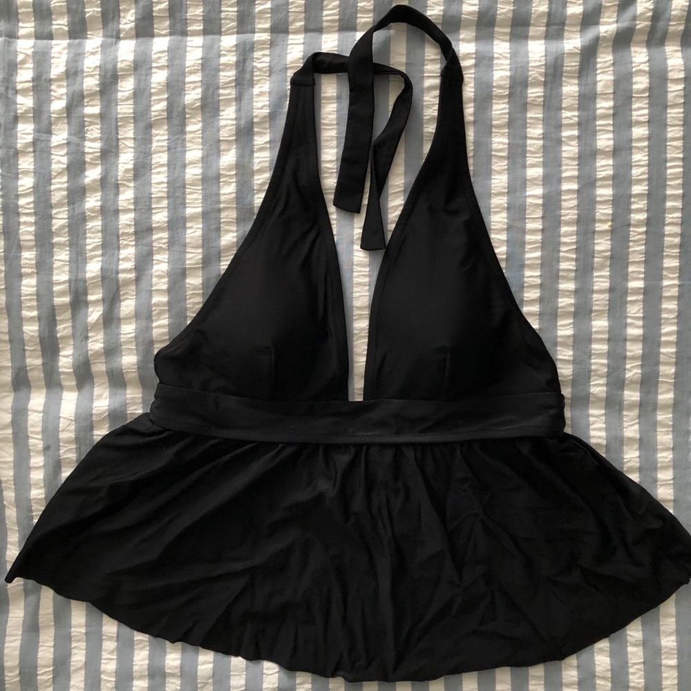 J.Crew peplum tankin. VGUC Size L